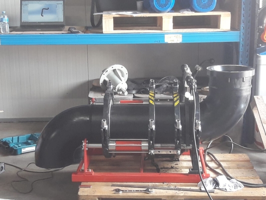 machine hydraulique de soudure par fusion du bout 0-6.3mpa rouge/adaptée aux besoins du client