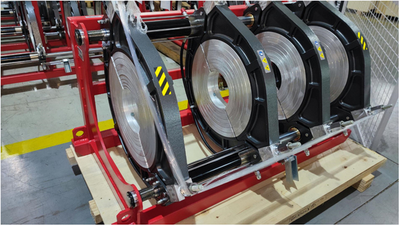 Machine hydraulique de soudure par fusion de bout de 0.75KW 90mm pour le tuyau de HDPE