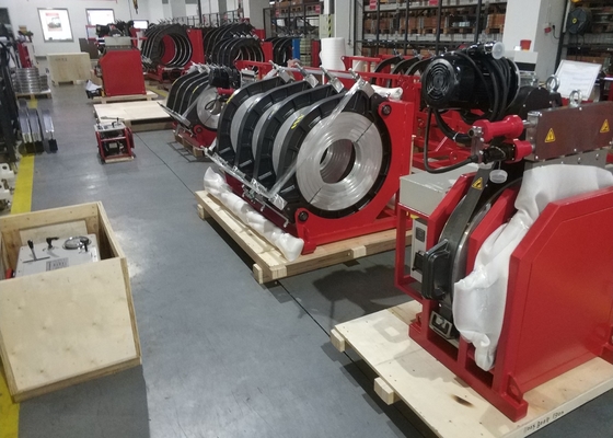 la température hydraulique 270℃ de plaque de chauffage de machine de soudure par fusion de tuyau du bout 5.35kw