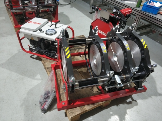 Machine hydraulique rouge de soudure par fusion de bout pour le menuisier Customized de fusion