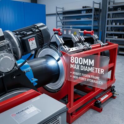 Single Phase 220V HDPE Butt Fusion Welder | Manual CE Certified