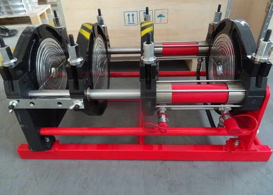 Fusion thermoplastique de bout de tuyau de HDPE de machine de soudure de 2 pouces semi automatique