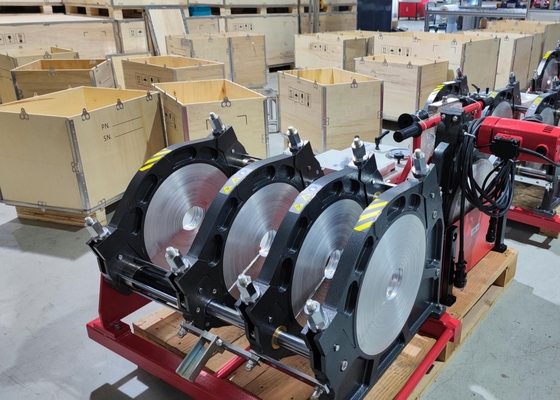Monophasé joignant de pouce 220V d'IPS 8 de machine de soudure par fusion de bout de HDPE d'ASTM