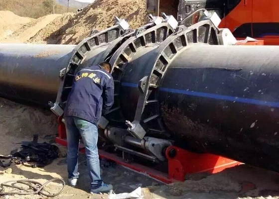 Machine hydraulique 1000MM 380V SDR17 de soudure par fusion de bout de tuyau de HDPE