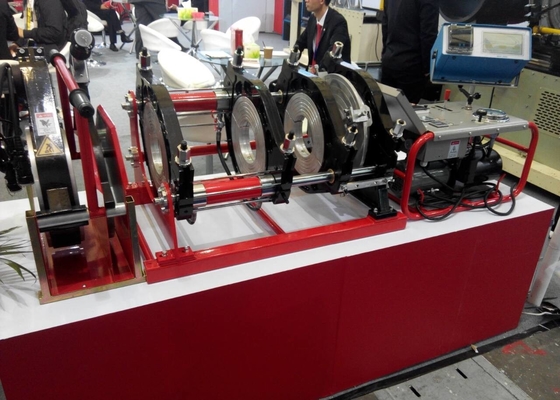 Machine de soudage bout à bout HDPE 355mm 110V, machine de fusion bout à bout hydraulique 1.1KW