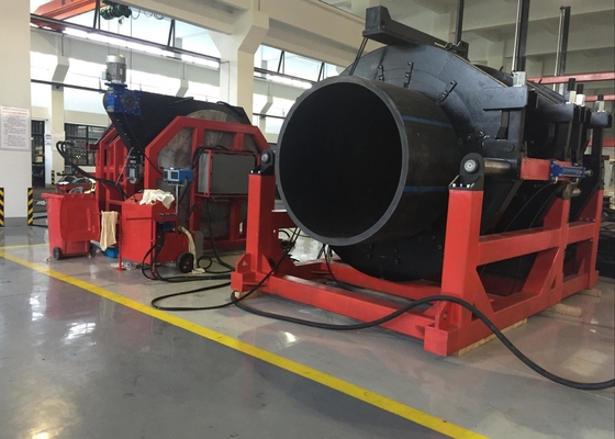 Machine hydraulique 1800MM 35KW de soudage bout à bout de tuyau complètement automatique de HDPE