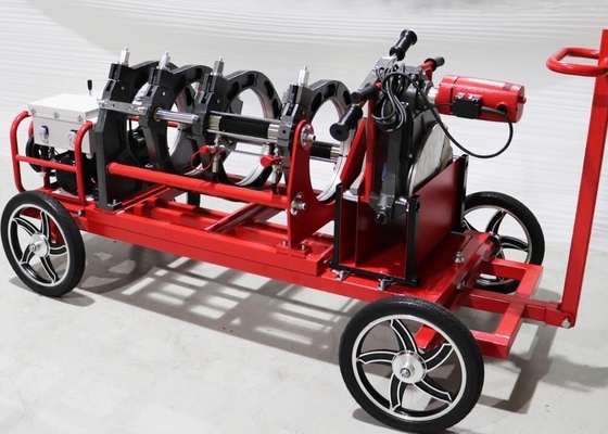 HDPE hydraulique de la machine 220V 355MM de soudure par fusion du bout 50HZ avec le chariot