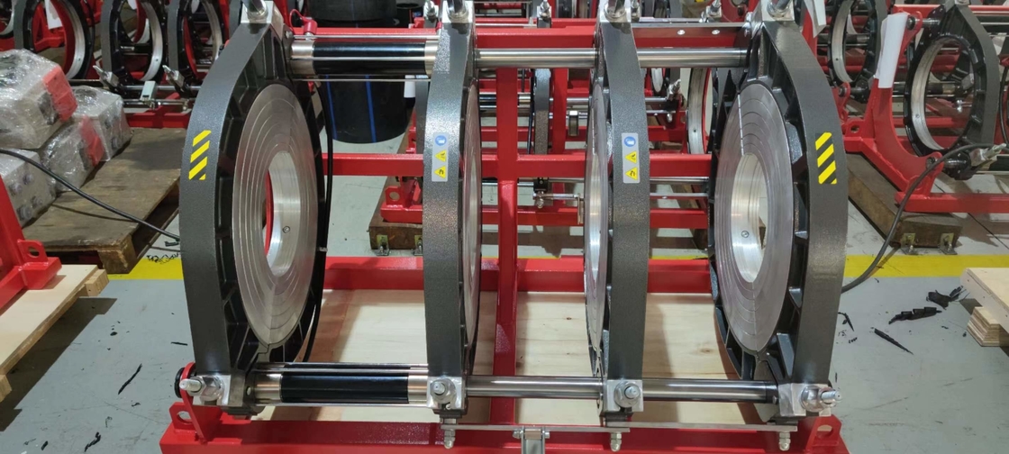puissance de rabotage d'outil de la machine 0.75kw de soudure par fusion de bout de HDPE de temps de plaque du chauffage 0-999s