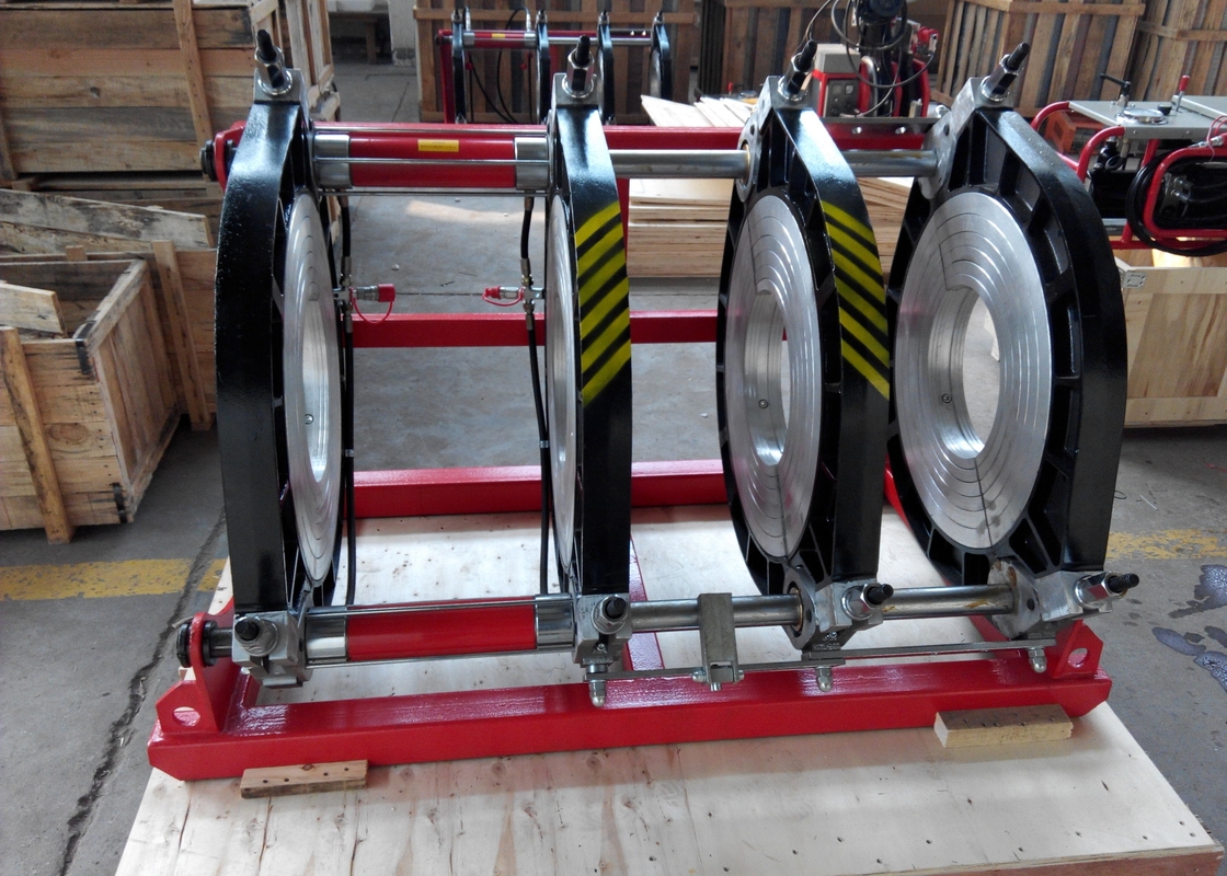 Machine hydraulique de soudure par fusion du bout 380V de 450MM pour le tuyau de l'eau PE100 ou de gaz